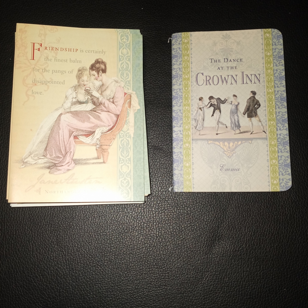 ⭐️2 for $10⭐️Jane Austen stationary bundle mini notebook and notecards new